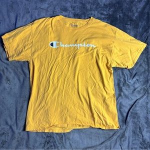 Champion © YLW / BLK Tee